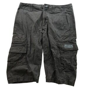 Unionbay Mens Cargo Shorts Size 32 Ripstop Utility Casual Outdoors Gray Classic